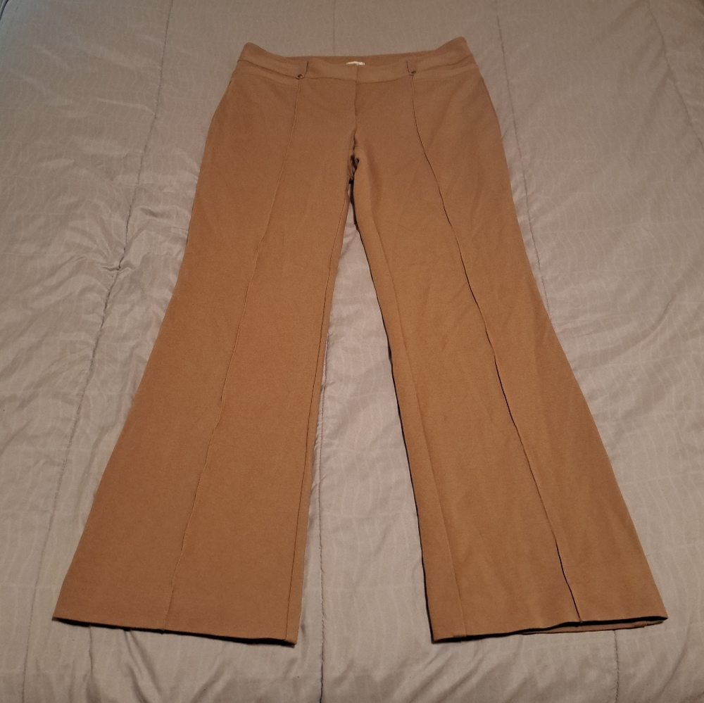 Cache Women's wide leg dress pants fully lined size 14.